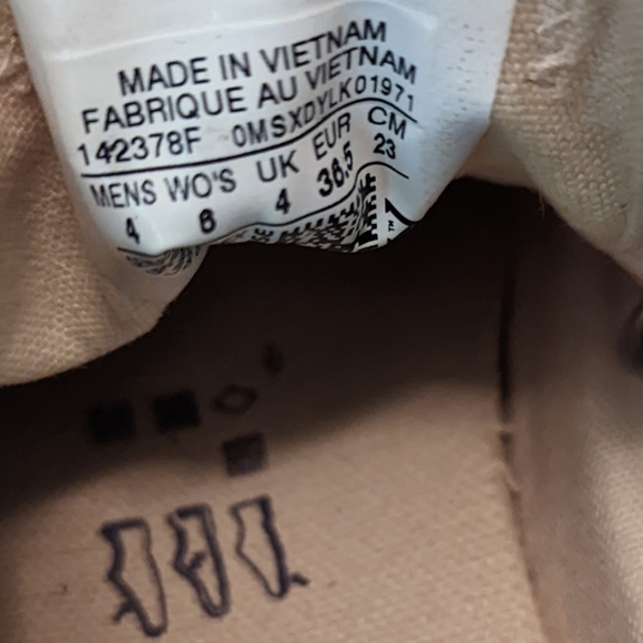 Converse Pink Low top Canvass W6 M4 - Picture 3 of 5